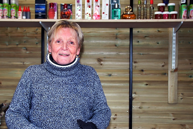 Ann English, Makeup Stall, Rochdale Market