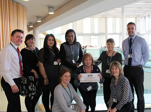 Public Health Team with the Gold Cardiac Smart award