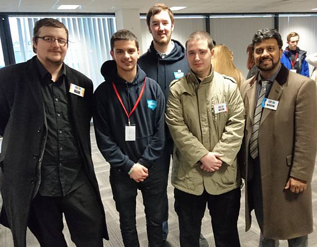 Gavin Rushworth, Leon Hollinrake, Will Adams, Mark Coughlin from NHS Youth Forum, Mohammed Sarwar 
