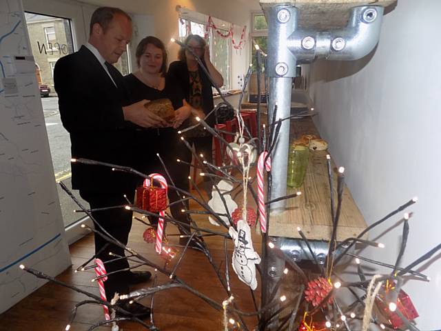 Simon Danczuk MP with Francesca Barker, The Barker Baker