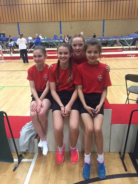 St Cuthbert's RC High School Trampoline Team