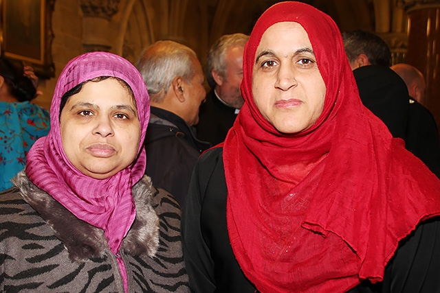 Rochdale Council of Mosques annual dinner<br />Shafiaa Bibi and Shabana Mahmood