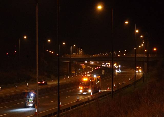 Overnight closures on M62 near Rochdale to fix potholes