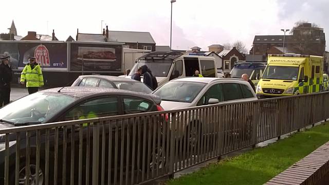 Accident involving 4 cars on St Mary’s Gate (A58) dual carriage way towards Littleborough (12pm Thursday 8 January).