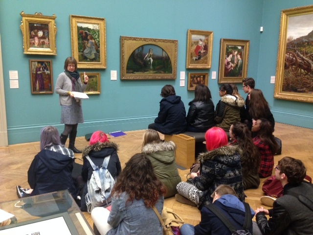 Sixth Form students visit to Manchester Art Gallery 