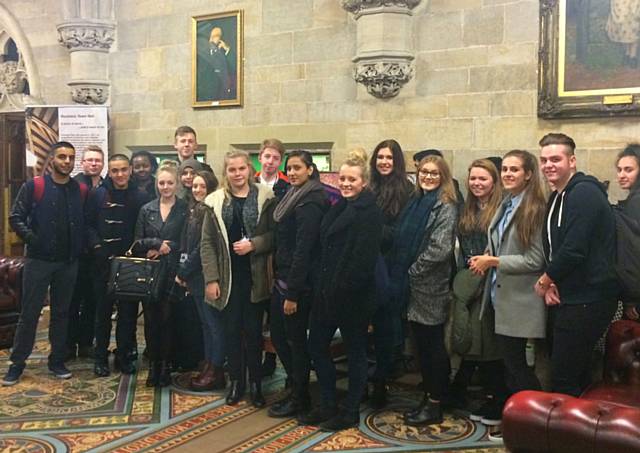 Law students from Rochdale Sixth Form College joined a host of local solicitors for the Law Society’s Question Time event