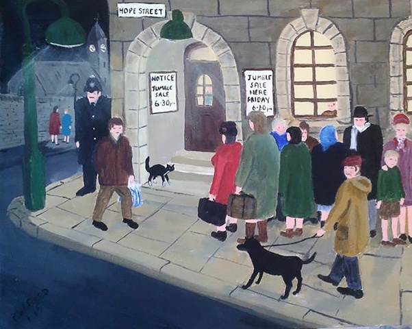 A painting by Littleborough artist Peter Reed