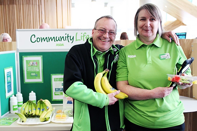 Wayne Rowland and Ellenor McDonald from Asda at the Rochdale Digital Festival