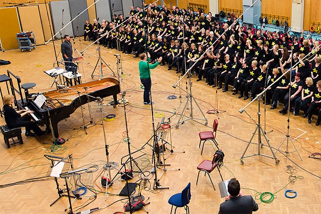 Rock Choir record at Abbey Road Studios