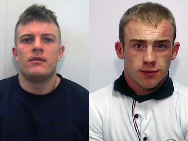 Gareth Barnes and Reece Steven jailed for robbery