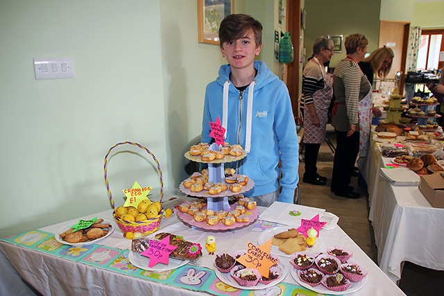 Springhill Hospice Spring Fair<br />Lucas Culshaw at his home bake stall