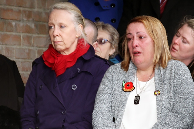 Lyn Rigby beside Heywood and Middleton MP Liz McInnes