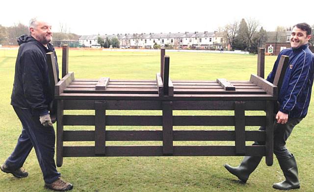 Volunteers at Norden's Cricketforce weekend