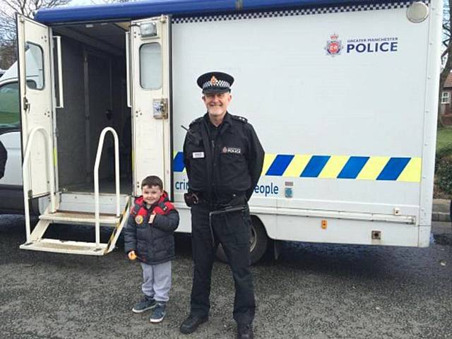 Harley with Inspector Hanlon