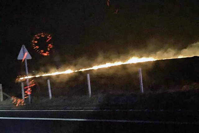 Fire at Blackstone Edge