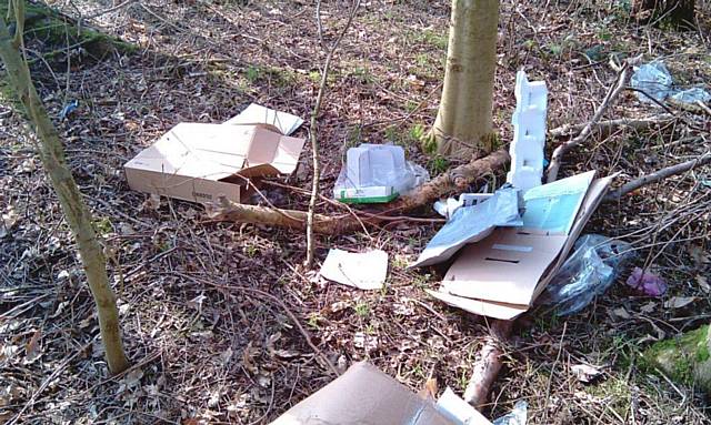 Middleton woman’s waste found dumped in woods