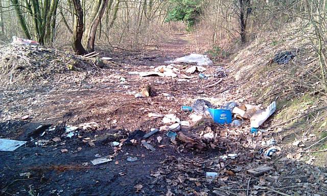 Middleton woman’s waste found dumped in woods