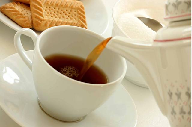 Tea and biscuits 