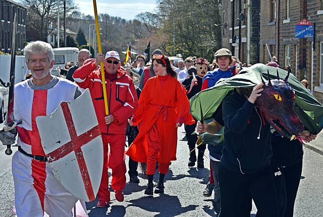 Whitworth bathed in sunshine for St George celebration