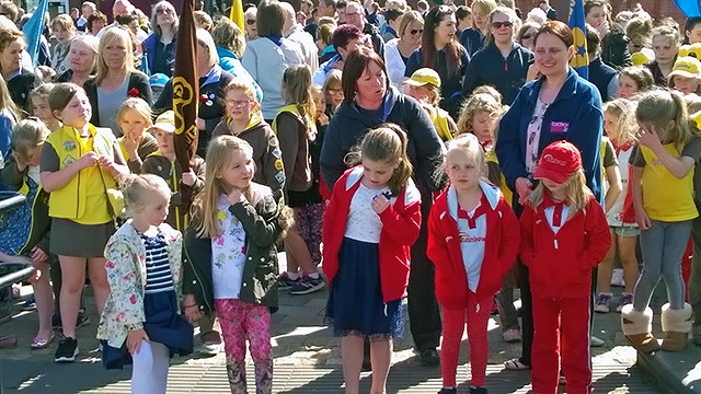 Middleton Scouts and Guide Associations St George's Day Parade