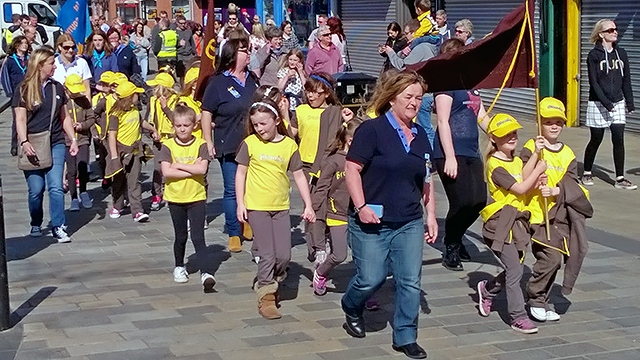 Middleton Scouts and Guide Associations St George's Day Parade