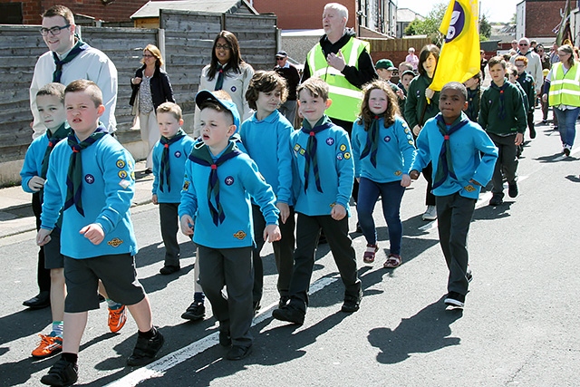 Heywood Uniformed Groups St George’s Parade