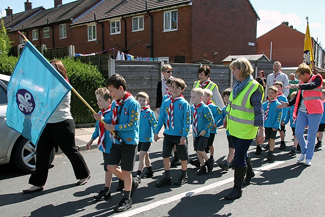 Heywood Uniformed Groups St George’s Parade