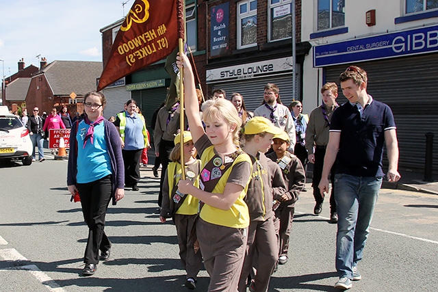 Heywood Uniformed Groups St George’s Parade