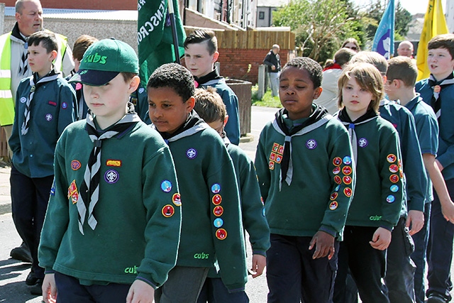 Heywood Uniformed Groups St George’s Parade