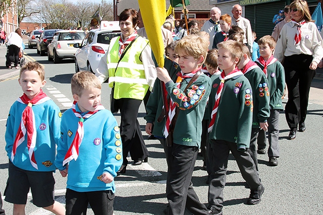 Heywood Uniformed Groups St George’s Parade