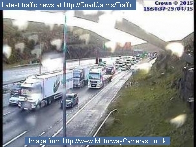 Severe delays on M62