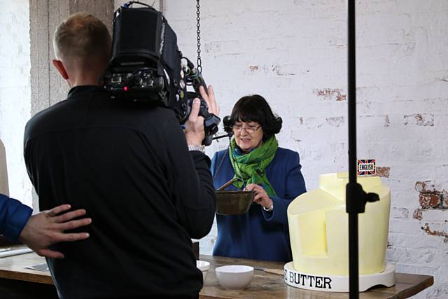 Anita Manning films at Pioneers Museum