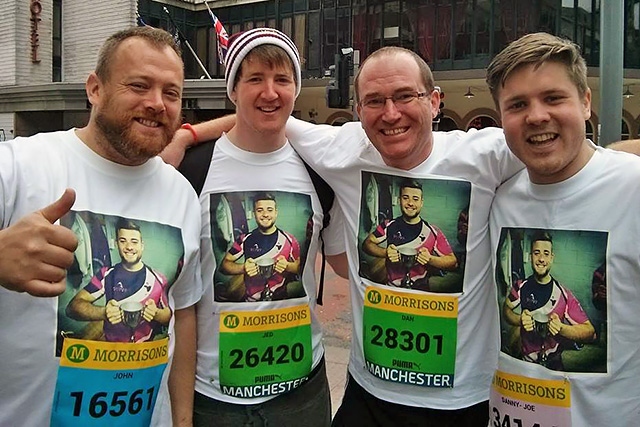 Family, friends and teammates of Tom Thornton complete Manchester 10k in his memory