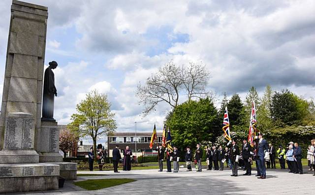 VE Day marked with two minute’s silence in Heywood