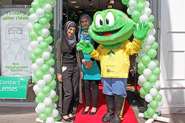 Specsavers staff go green with Springy