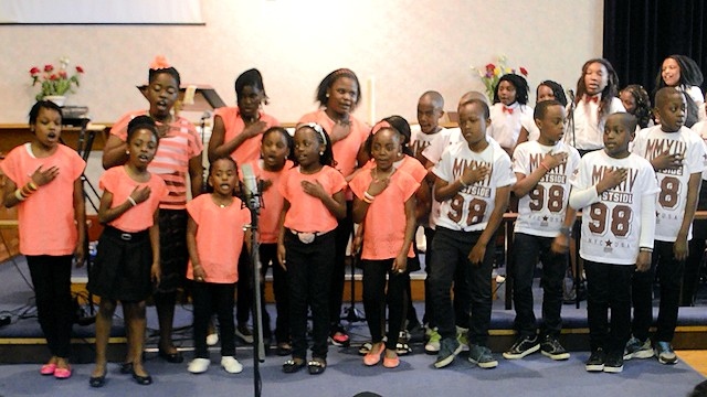 Children’s concert at St Luke’s Church<br />Mangembo Children