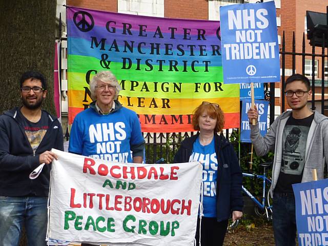 Rochdale and Littleborough Peace Group supports NHS Rally