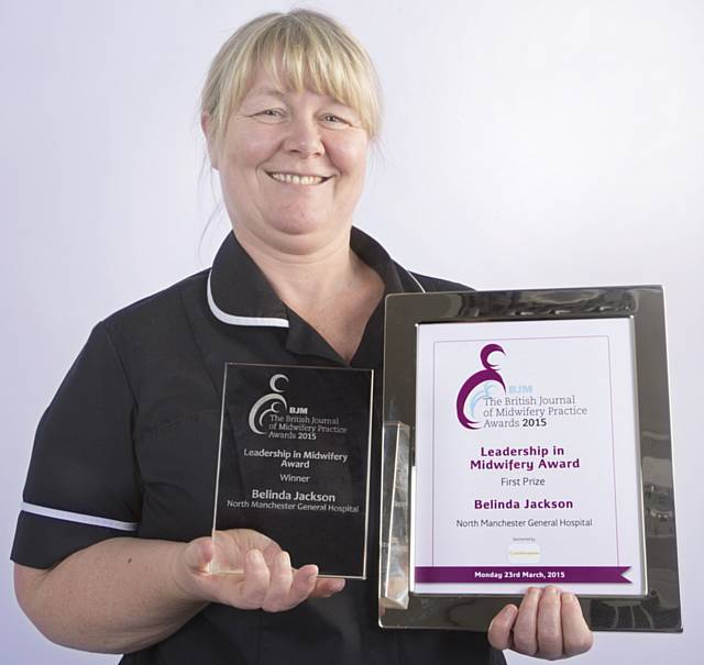 Belinda Jackson, post natal ward manager at North Manchester General Hospital 