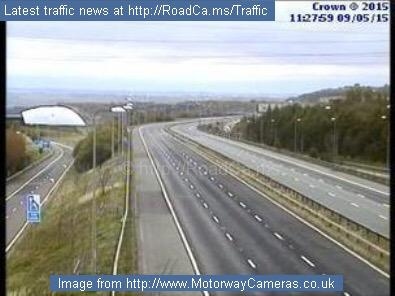 M62, J22 closed and queuing traffic in both directions