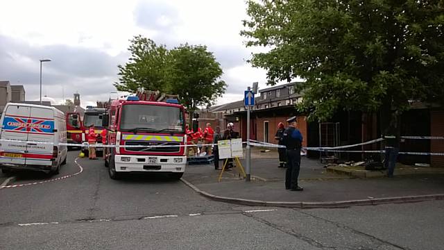 Three people escape as seven fire engines tackle a fire at Haji on Tweedale Street