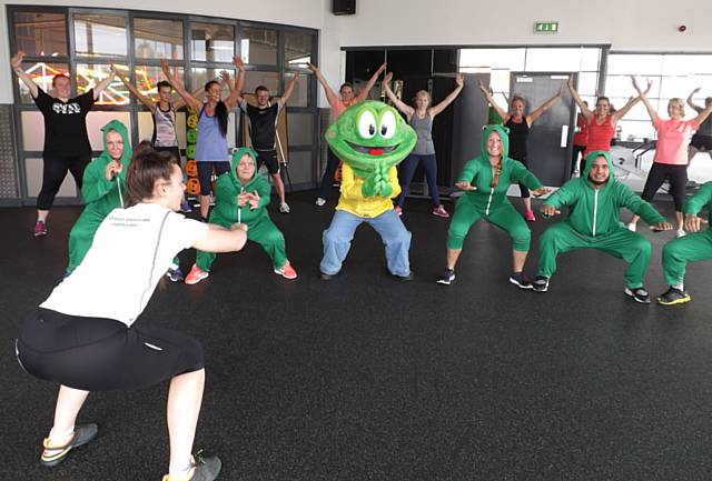 Springy the Frog visited the team at Pure Gym to get some expert advice 