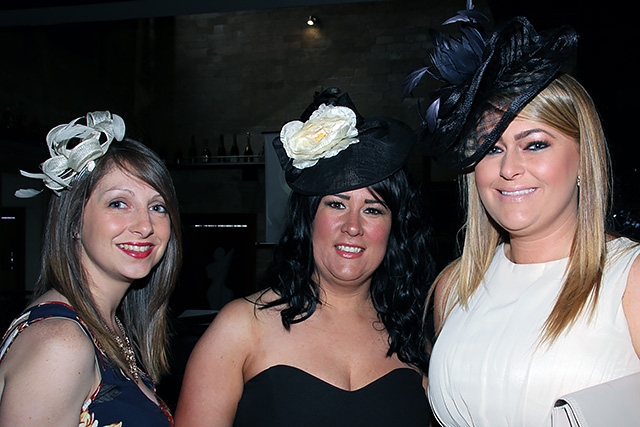 Ascot at Nutters<br />Sarah Buckley, Claire Graves and Victoria Whitley