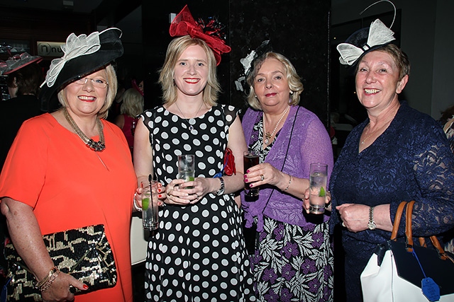 Ascot at Nutters<br />Tina Irvin, Pam March, Jennifer Bowmer and Emma Shields