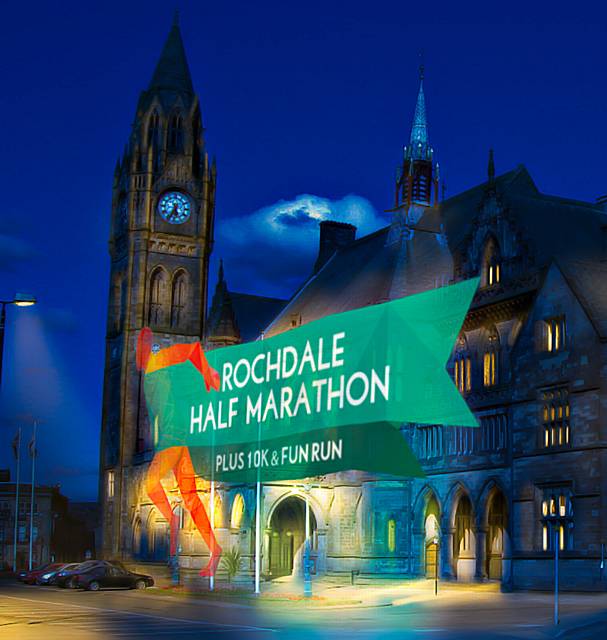 All three runs start and finish by Rochdale Town Hall.