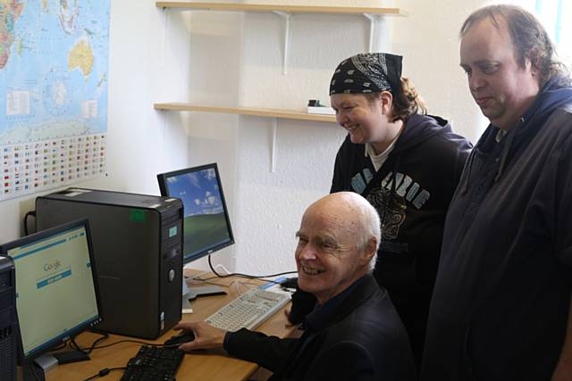 Crimble Croft residents set up their very own digital hub 