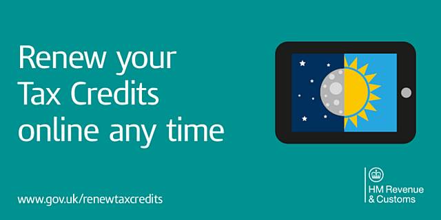 Renew your tax credits or risk losing them