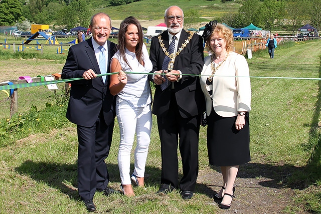 Springhill Hospice Country Fete<br />Simon Danczuk, Karen Danczuk, Mayor Surinder Biant and Mayoress Cecile Biant get proceedings under way