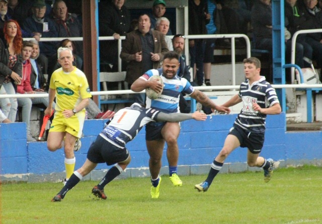 Seta Tala breaks through: Rochdale Mayfield 40 - 26 Featherstone Lions