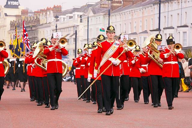 The King’s Division Band will play a special concert at Rochdale Town Hall during the evening and take part in the parade