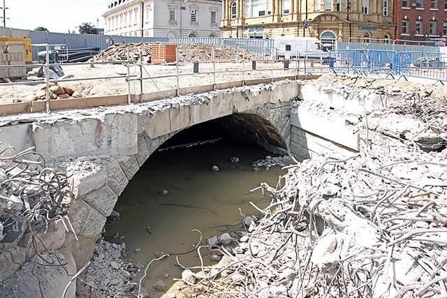 River Roch bridge uncovered